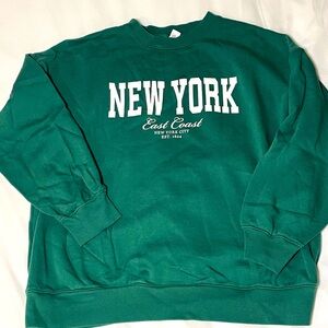 Old Navy Green New York Sweatshirt